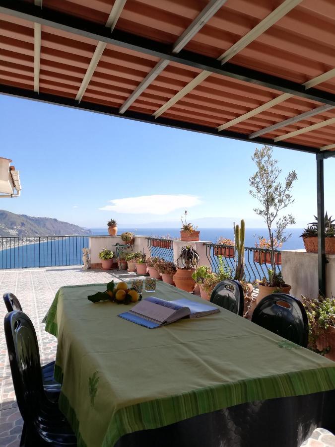 Il Normanno, Appartamento Con Panorama Mozzafiato Taormina Buitenkant foto