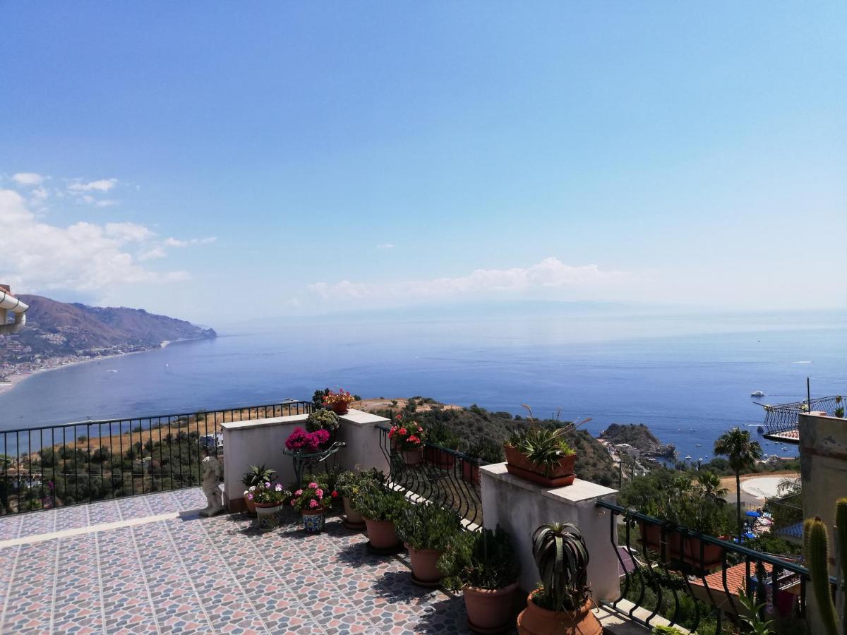 Il Normanno, Appartamento Con Panorama Mozzafiato Taormina Buitenkant foto