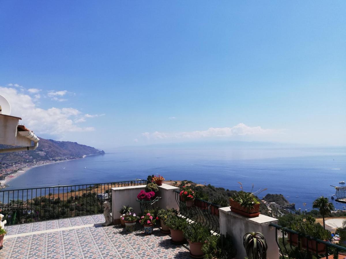 Il Normanno, Appartamento Con Panorama Mozzafiato Taormina Buitenkant foto